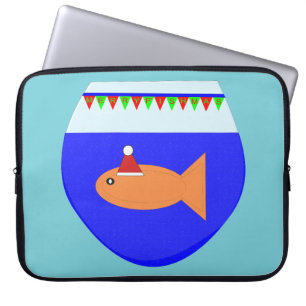 Funda Para Portátil Navidades Fiesta Goldfish Portátil Sleeve