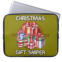 Funda Para Portátil Navidades, francotiradores, regalos, ejército