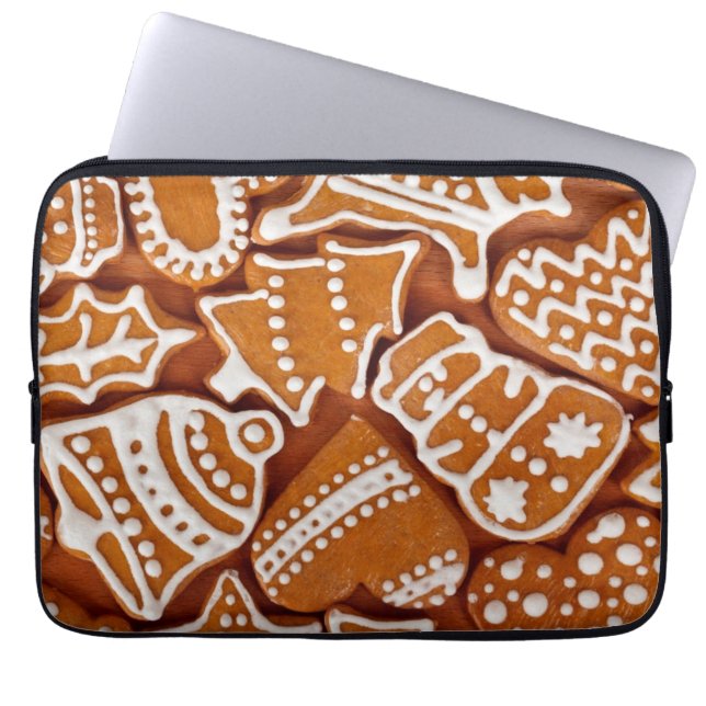 Funda Para Portátil Navidades Gingerbread Biscuits (Frente)