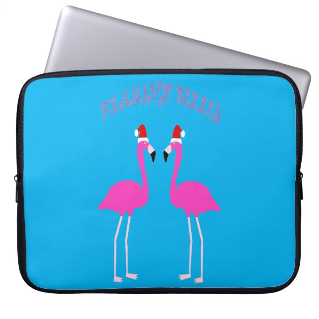 Funda Para Portátil Navidades Lesbianas Flamingos Flamingo Belles (Frente)