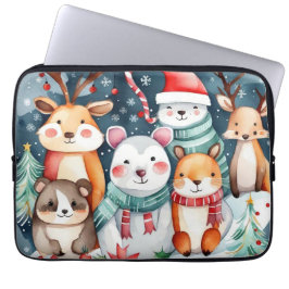 Funda Para Portátil Navidades Navidades temáticos lindos animales