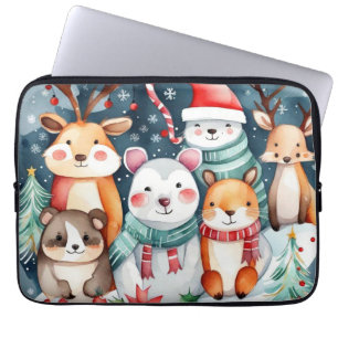 Funda Para Portátil Navidades Navidades temáticos lindos animales