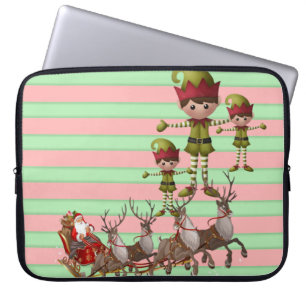 Funda Para Portátil Navidades Neoprene Portátil Sleeve de 15 pulgadas,