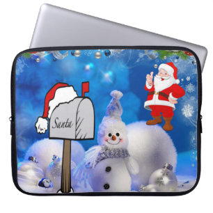 Funda Para Portátil Navidades Neoprene Portátil Sleeve de 15 pulgadas,