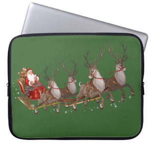 Funda Para Portátil Navidades Neoprene Portátil Sleeve de 15 pulgadas,