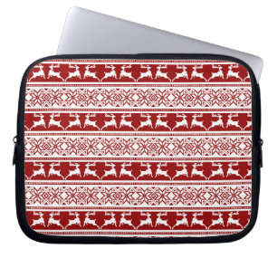 Funda Para Portátil Navidades nórdicos renos escandinavos