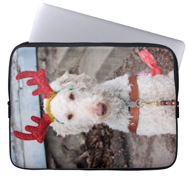 Funda Para Portátil Navidades Ollie (Frente)