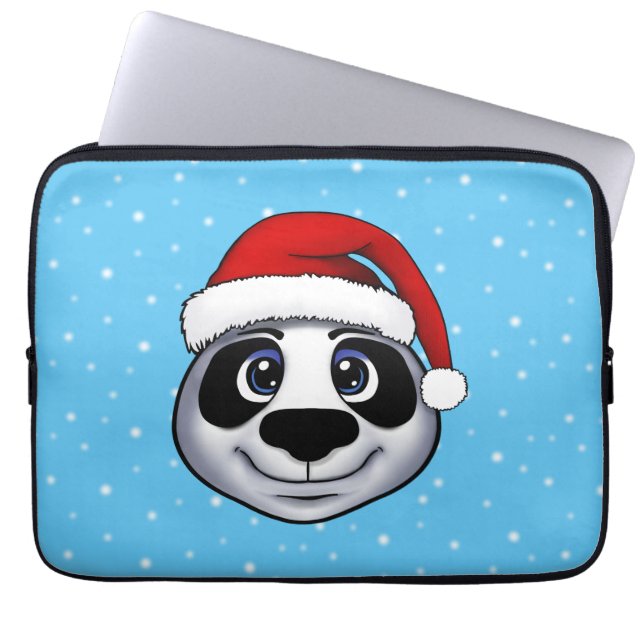 Funda Para Portátil Navidades Panda (Frente)