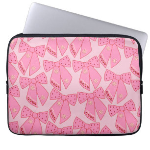 Funda Para Portátil Navidades rosados se inclina
