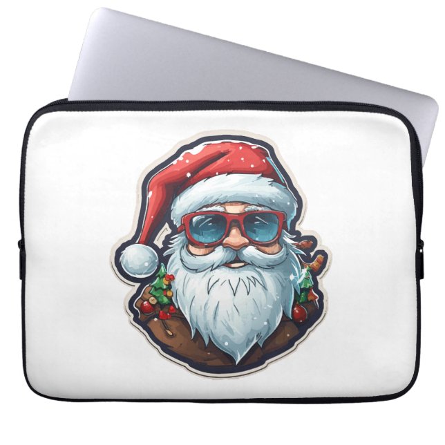 Funda Para Portátil Navidades Santa (Frente)