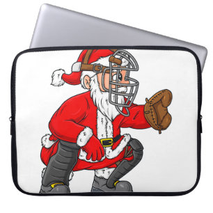 Funda Para Portátil Navidades Santa Claus Chicas de beisbol Catcher Bo