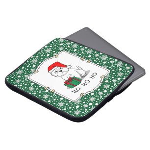 Funda Para Portátil Navidades Santa West Highland White Terrier Westie