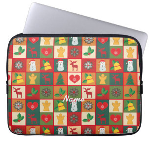 Funda Para Portátil Navidades Símbolos Medley Art Thunder_Cove