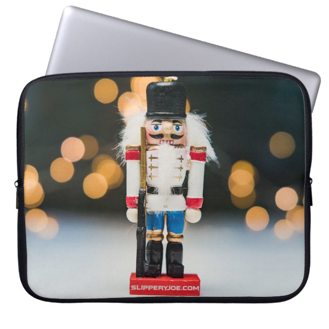 Funda Para Portátil Navidades SlipperyOrnamento figurio nutcracker de  (Frente)