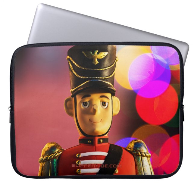 Funda Para Portátil Navidades soldado de juguete figurine SlipperyJoe  (Frente)