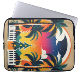 Funda Para Portátil Navidades tropicales