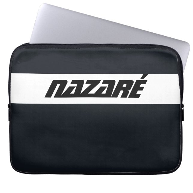 Funda Para Portátil Nazaré – Portugal Surfin Surf (Frente)
