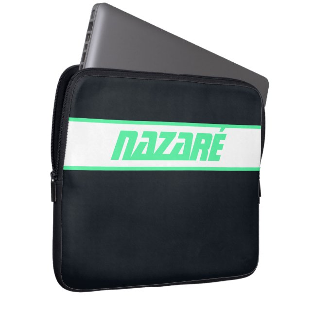 Funda Para Portátil Nazaré – Portugal Surfin Surf (Anverso derecho)