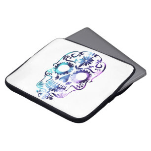 FUNDA PARA PORTÁTIL NEBLINA PÚRPURA AZUL DEL AZÚCAR DE LA IMPRESIÓN