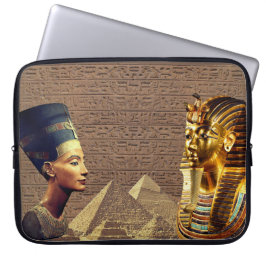 Funda Para Portátil Nefertiti y la antigua realeza de Tutankhamun
