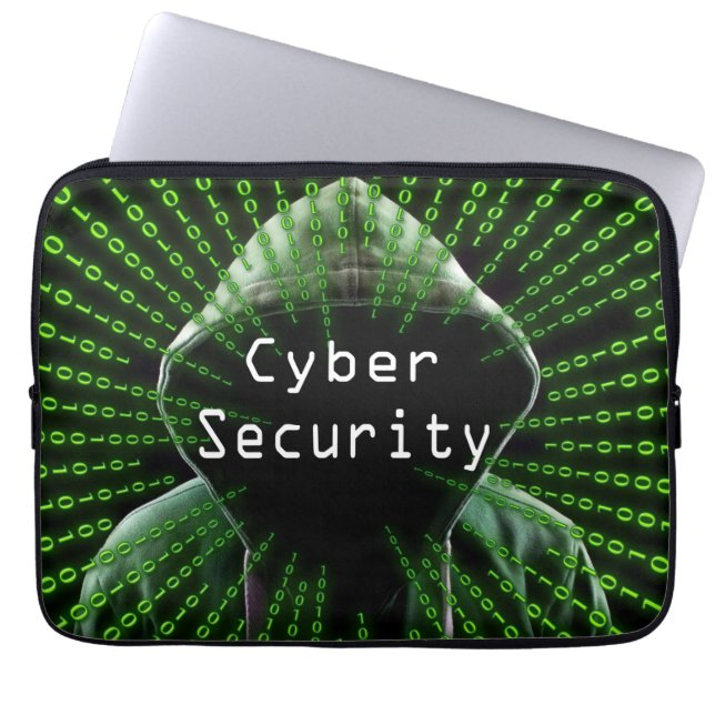 Funda Para Portátil Negocios de ciberseguridad (Frente)