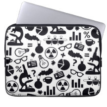 Negro del modelo de la ciencia en blanco