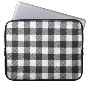 Funda Para Portátil Negro Y Blanco De La Placa De Control