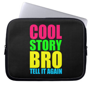 Funda Para Portátil Neon Cool Story Bro