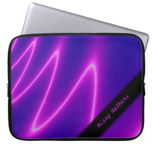 Funda Para Portátil Neon Pink Lightning Personal