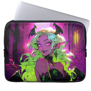 Funda Para Portátil Neon Succubus Demon Anime Chica