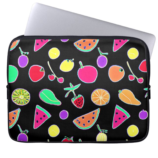 Funda Para Portátil Neón tropical radiante (Frente)