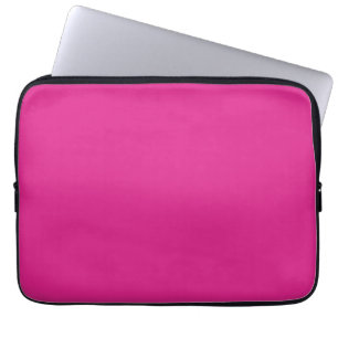 Funda Para Portátil neón vívido rosa rosa sólido