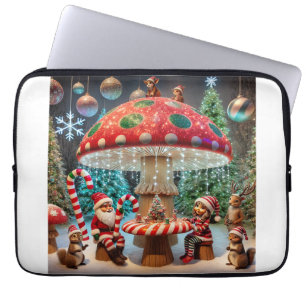 Funda Para Portátil Neoprene Laptop Sleeve: Diseño de hongos para Navi