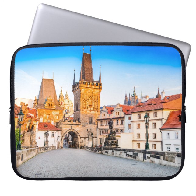 Funda Para Portátil Neoprene Laptop Sleeve Praga de 15 pulgadas (Frente)