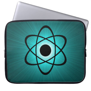 Funda Para Portátil Nerdy Atomic Electronics Sleeve, Teal