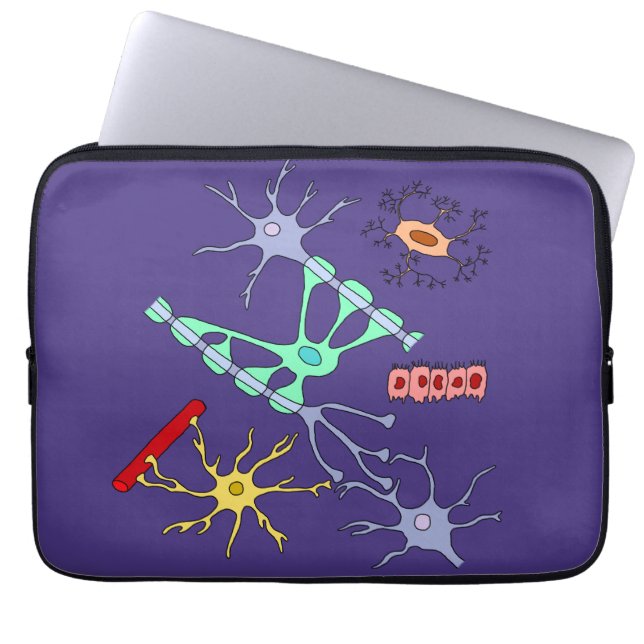 Funda Para Portátil Neuronas y Glía (Frente)