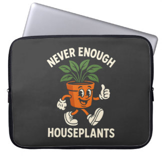 Funda Para Portátil Never Enough Houseplants Walking Pot Cartoon Funny