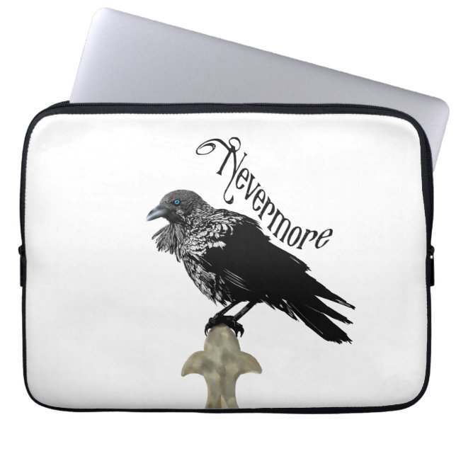 Funda Para Portátil Nevermore Raven (Frente)
