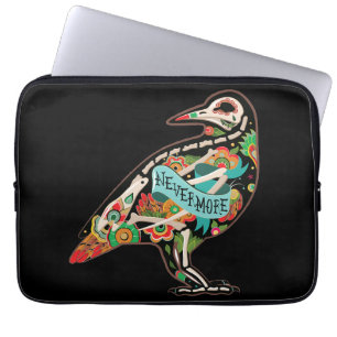 Funda Para Portátil Nevermore Sugar Skull Raven