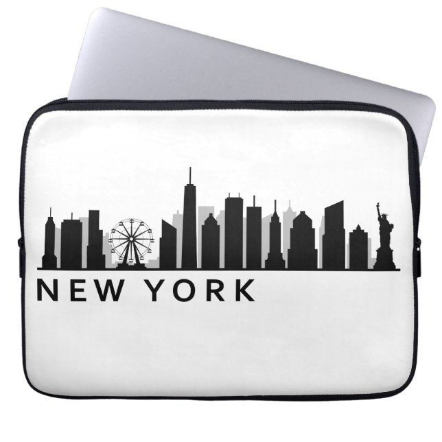 Funda Para Portátil New York Skyline (Frente)