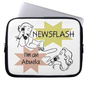 Funda Para Portátil Newsflash Soy un regalo de Abuela