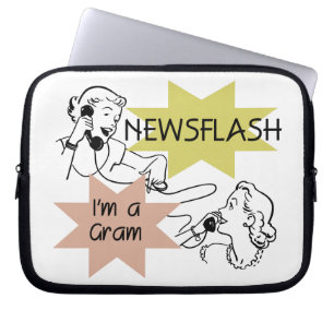 Funda Para Portátil Newsflash Soy un regalo de Gram