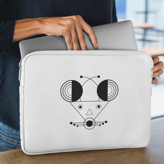 Funda Para Portátil Nezumi Zodiac - Serie Smart Shield (Smart protection with zodiac precision, meet the Nezumi laptop sleeve in geometric style.)