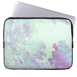 Funda Para Portátil Niebla de hoja ancha de lavanda