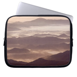 Funda Para Portátil Niebla matutina en los Apalaches del sur