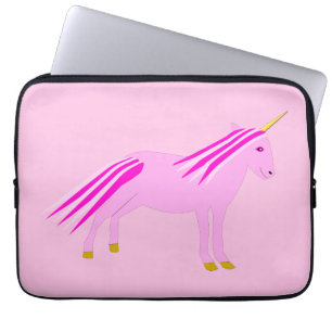 Funda Para Portátil Niña Rosa bonito Unicorn