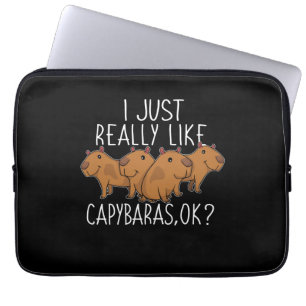 Funda Para Portátil Niñas con regalo de Chiguiro Cutan a Capibara