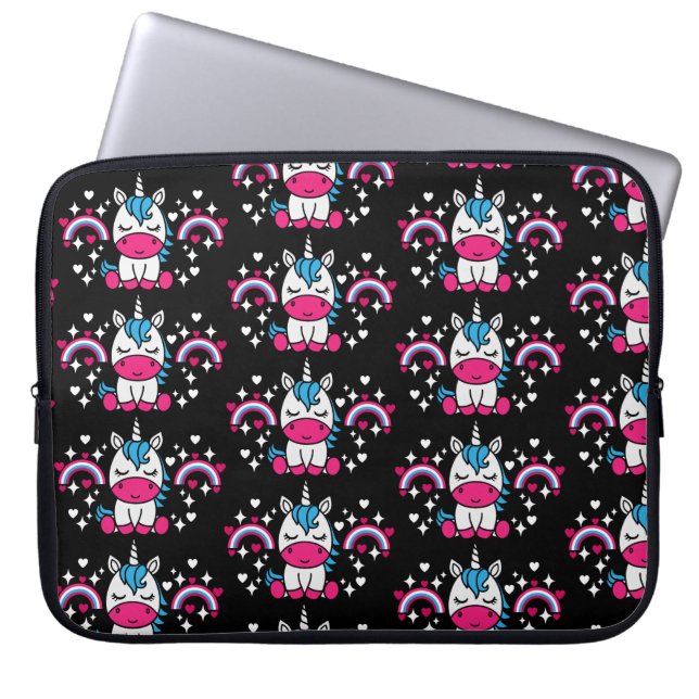 Funda Para Portátil Niñas Unicorn Pony (Frente)