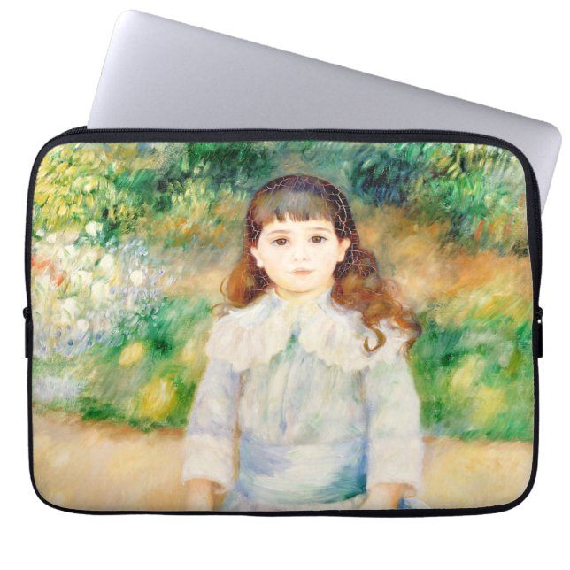 Funda Para Portátil Niño con un látigo Auguste Renoir (Frente)