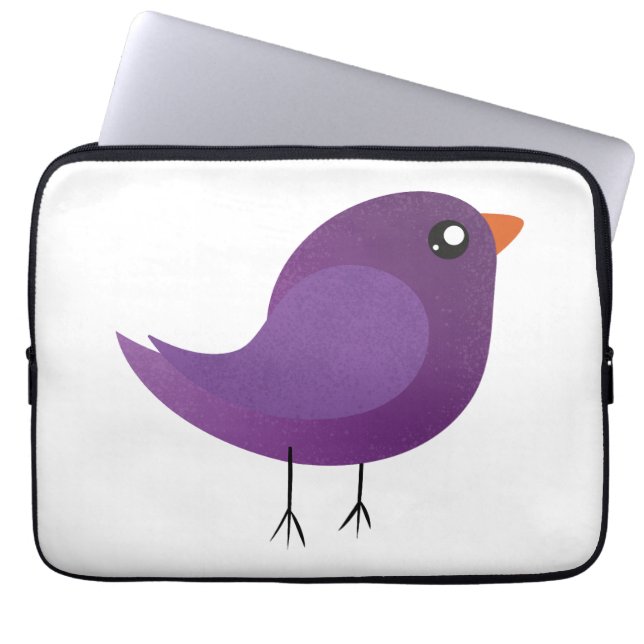 Funda Para Portátil Niños adorables pájaros (Frente)